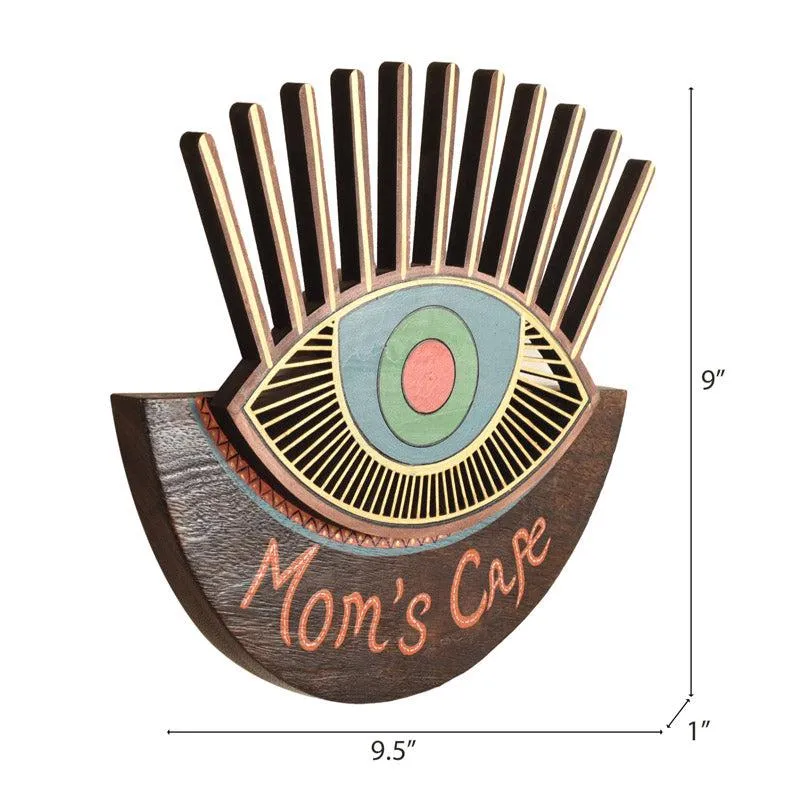 Mom's Cafe Handcrafted Wooden Wall Accent media 6