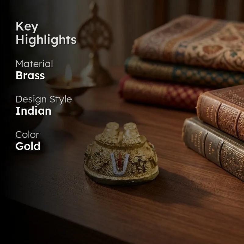 Sri Balaji Charan Divine Brass Idol media 2