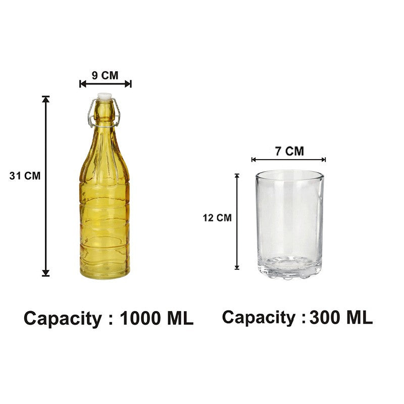 Zuan 1000 mL Water Bottle With 300 mL Glasses - Seven Piece Set media 4