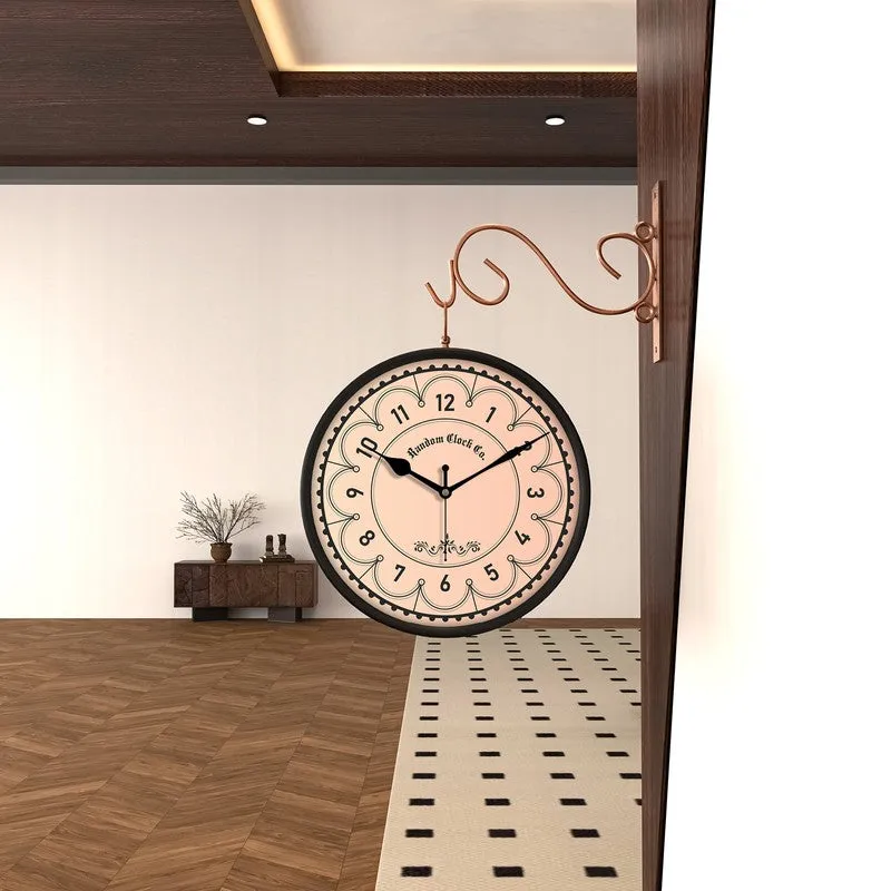 Brassford Double Sided Wall Clock media 1