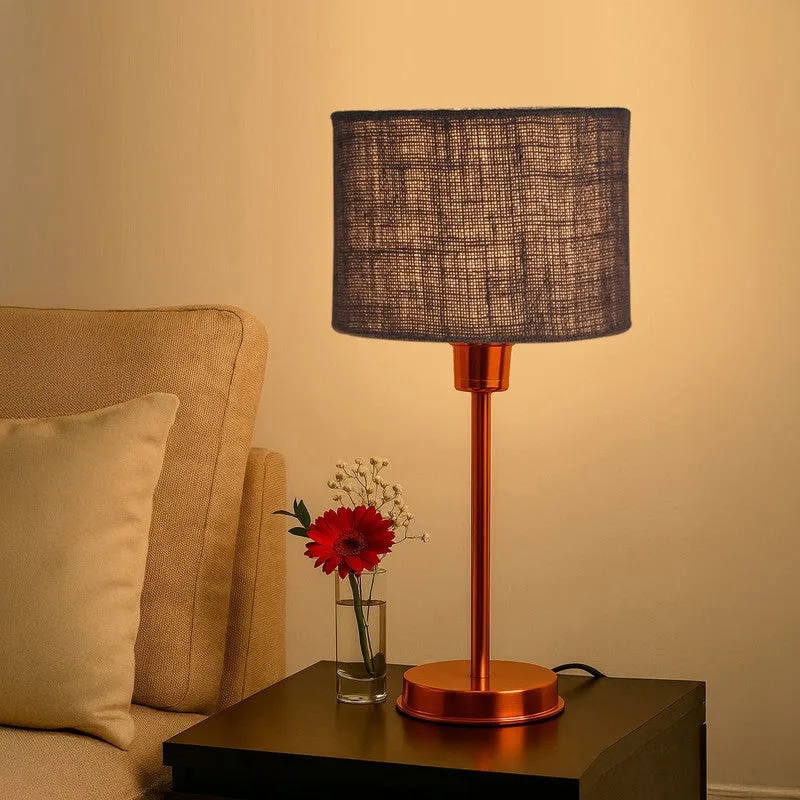Kavira Elan Metal Table Lamp - Grey media 3