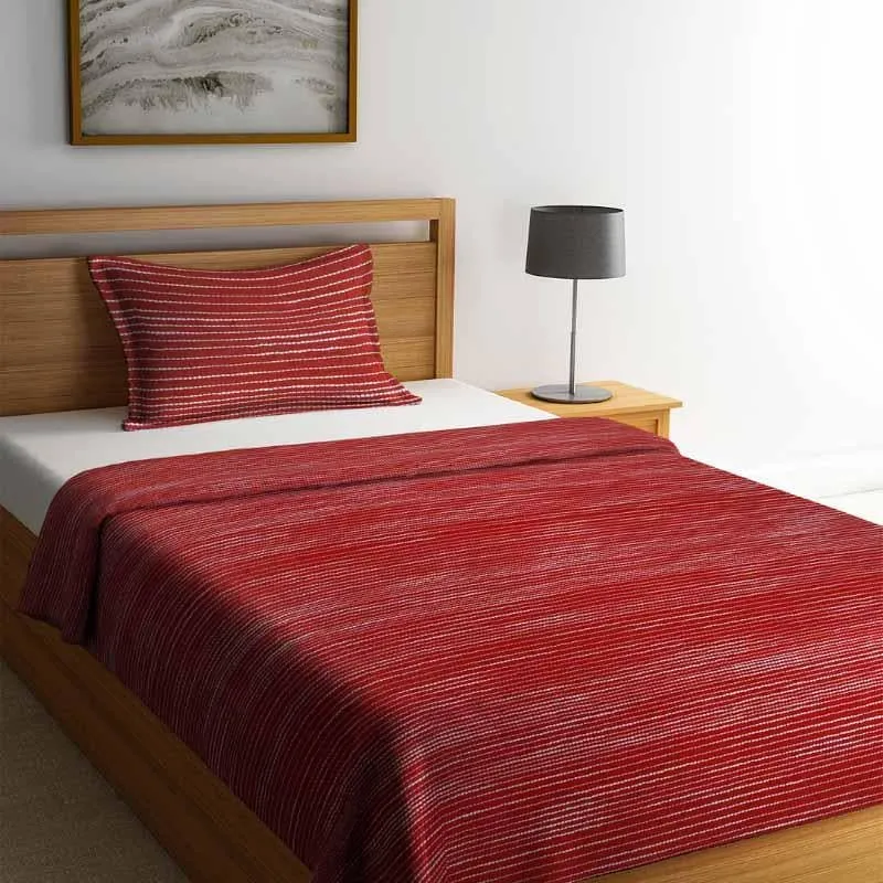 Same Straight Bedcover - Red media 1