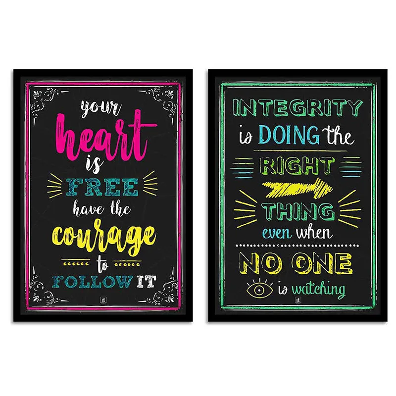Heart & Courage Wall Art - Set Of Two media 5