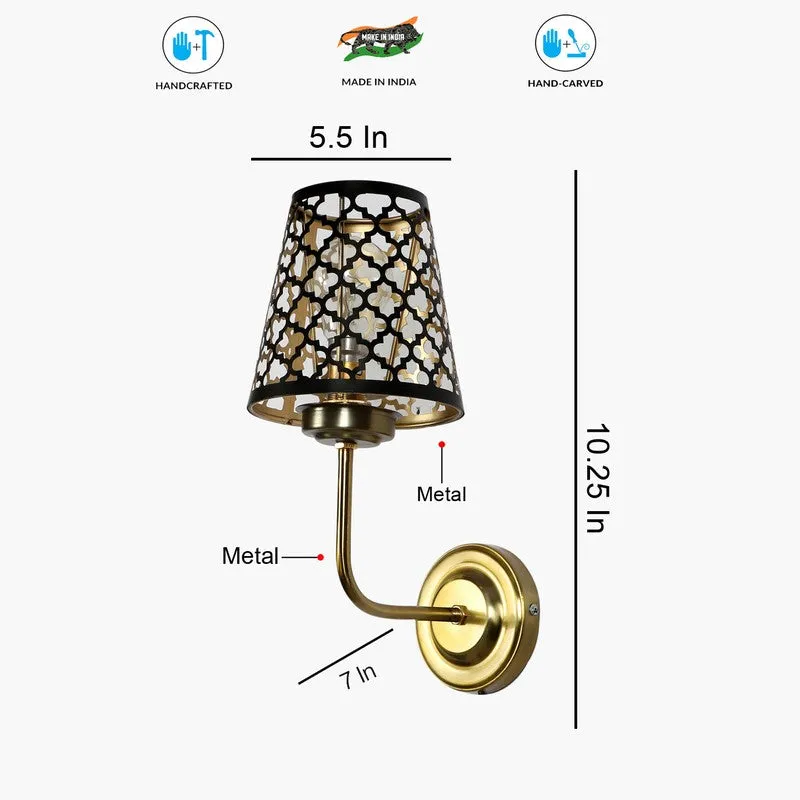 ShadowWeave Metal Wall Lamp media 8