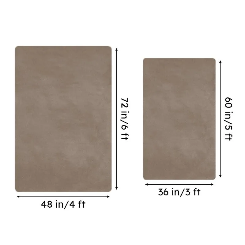 Ruffle Luxe Area Rug - Taupe media 8