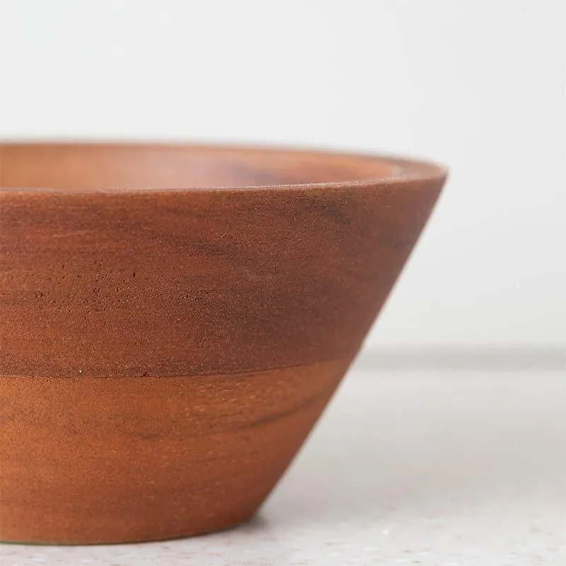 Evna Wooden Serving Bowl media 5