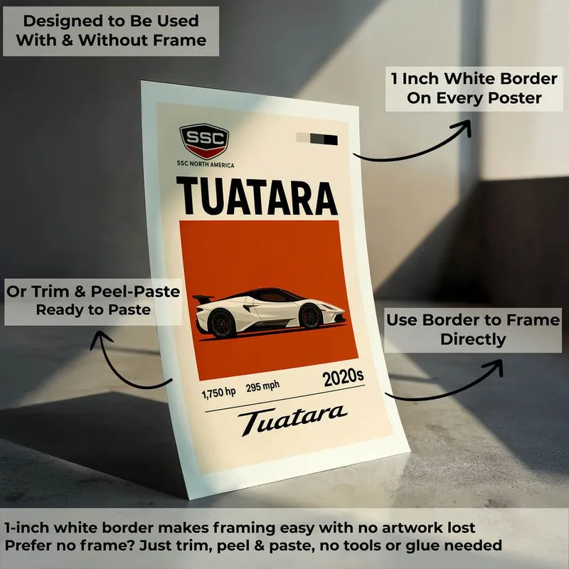 Tuatara Speedster Wall Poster media 8