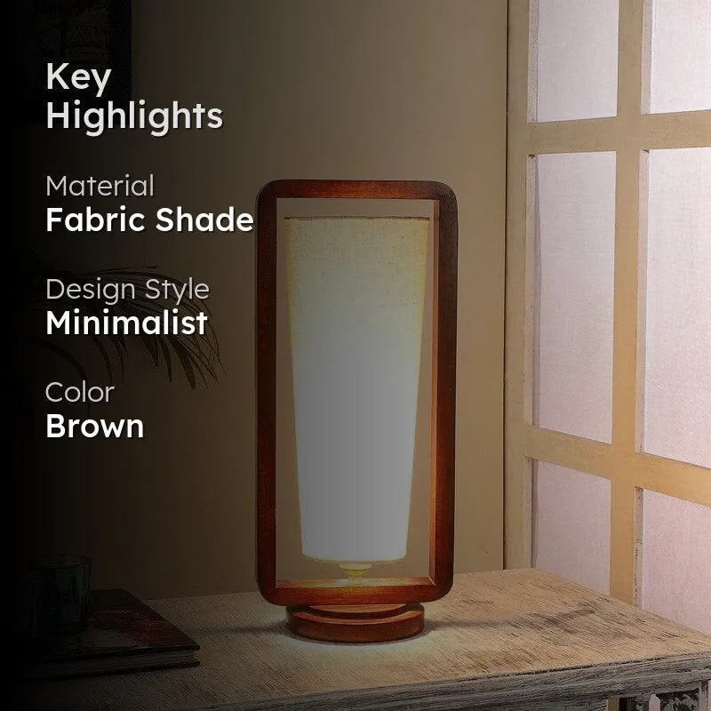 Glaca Fabric Table Lamp - Brown media 2