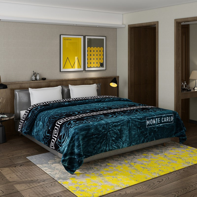 Monte Carlo Turquoise Oasis Blanket - 757 GSM
