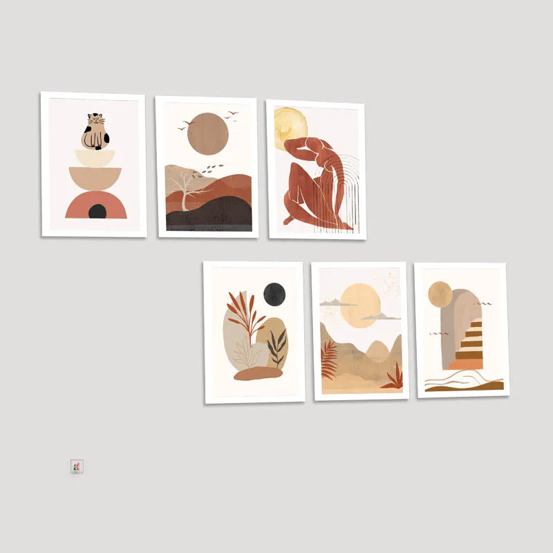 Dune Dalley Wall Art - Set Of Six media 3