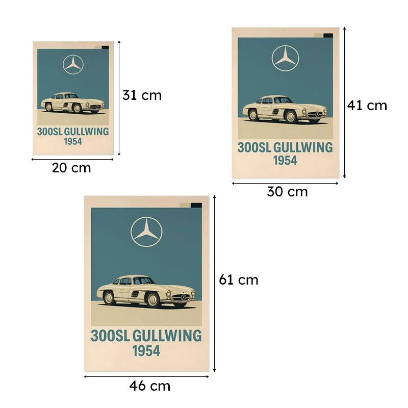 Gullwing Elegance Wall Poster media 9