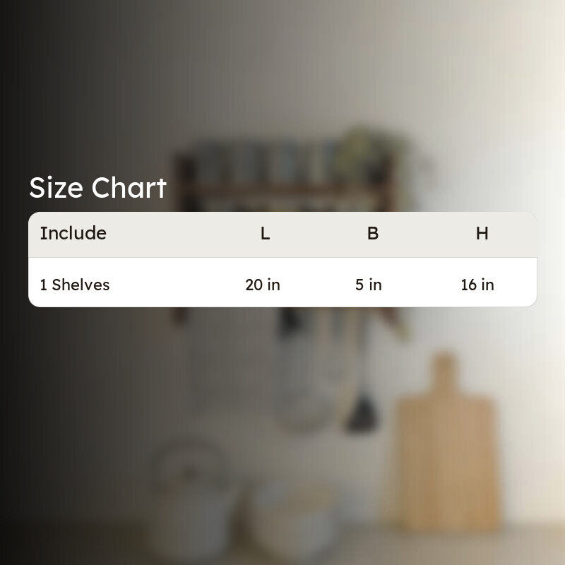 Sylo Wooden Kitchen Storage Rack media 9