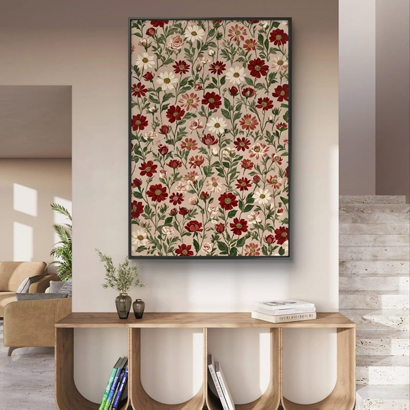 Floral Bloom Wall Painting