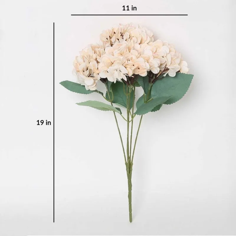 Luxury Artificial Hydrangea Flower Bunch - Peach media 6