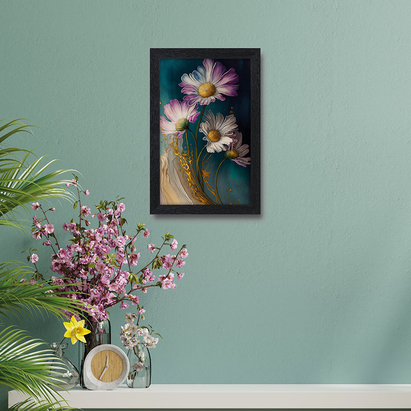 Brushed Buds Wall Painting