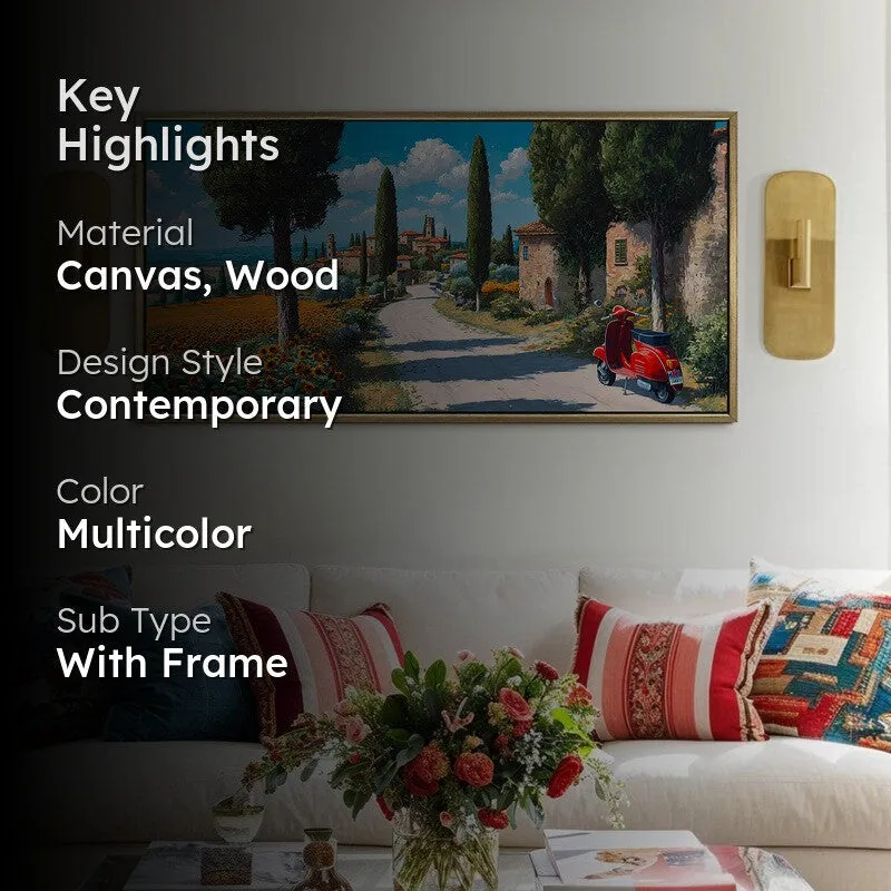Florenza Canvas Wall Painting With Frame media 2