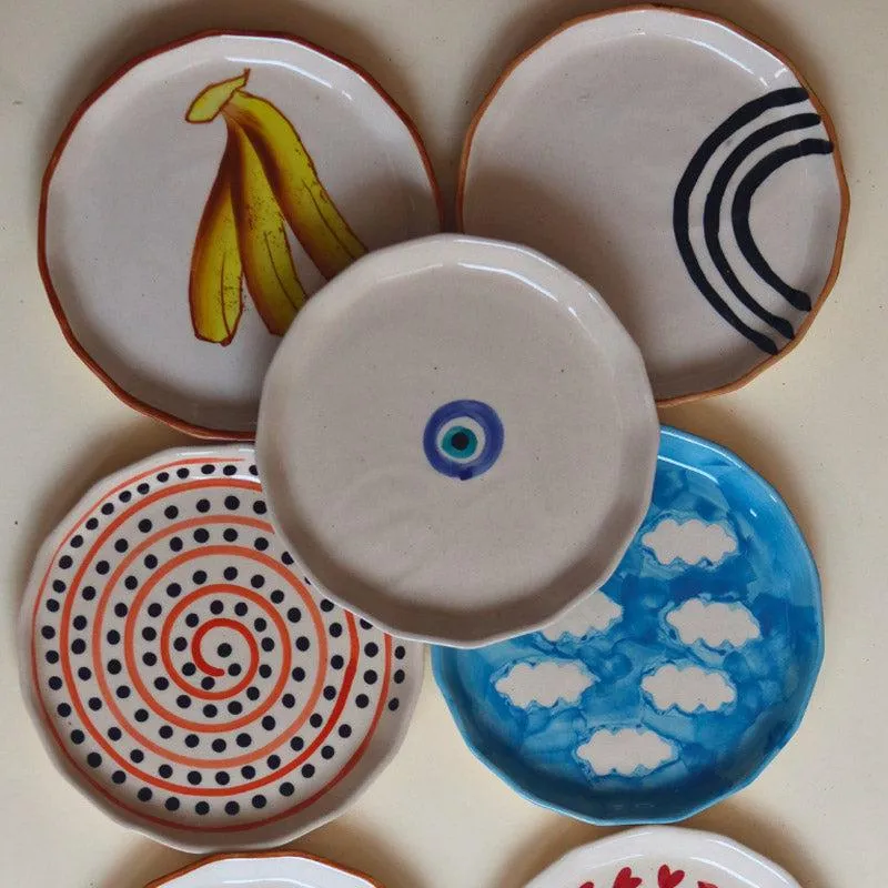 Henna Snack Plate - Set Of Ten media 4