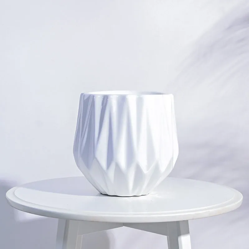 Ugaoo Precious Horcrux White Ceramic Pot media 1