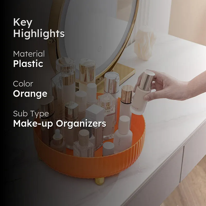 Bits & Bliss Revolving Desk Organizer - Orange media 2