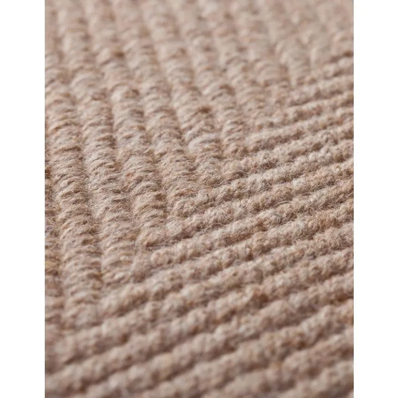 Handloom Hand Loomed Haven Wool Rug - Beige media 7