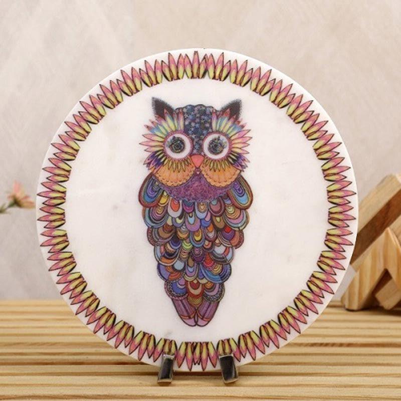 Owlsome Marble Showpiece