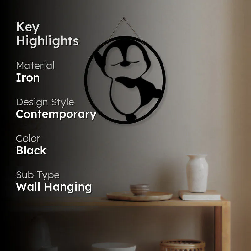 Penguin Ballet Iron Wall Accent media 2
