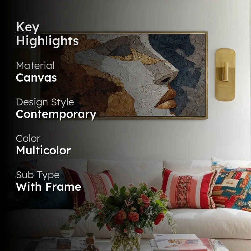 Golden Silhouette Canvas Wall Art media 2