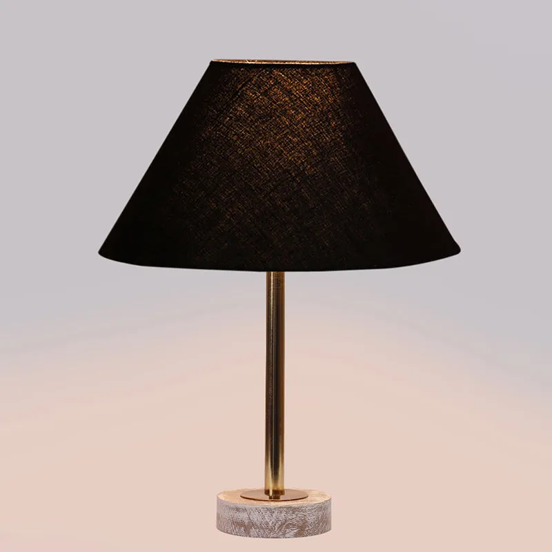 Cotin II Rodin Wooden Table Lamp - Black,Gold,White media 5