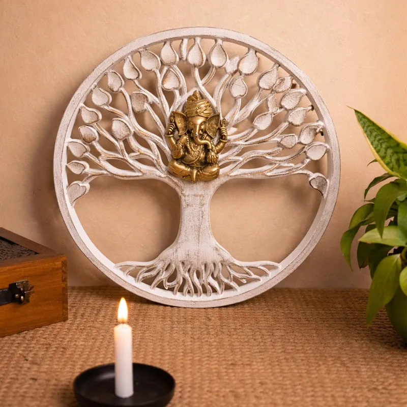 Eternal Tree of Life Ganesha MDF Wall Accent media 5