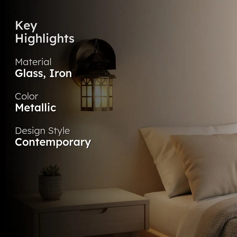 Antique Glow Iron Wall Lamp media 2