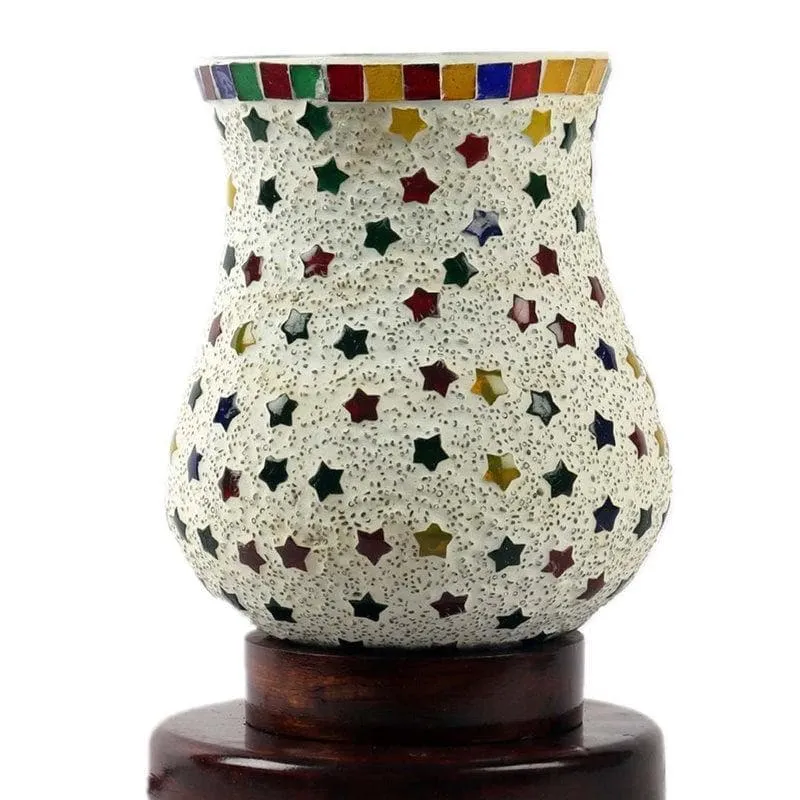 All Stars Mosaic Glass Table Lamp - Multicolor media 4