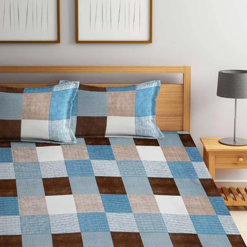 Regina Printed Microfiber Bedsheet - 130 GSM media 5