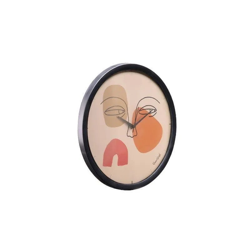 Abstract Faces Wall Clock media 4