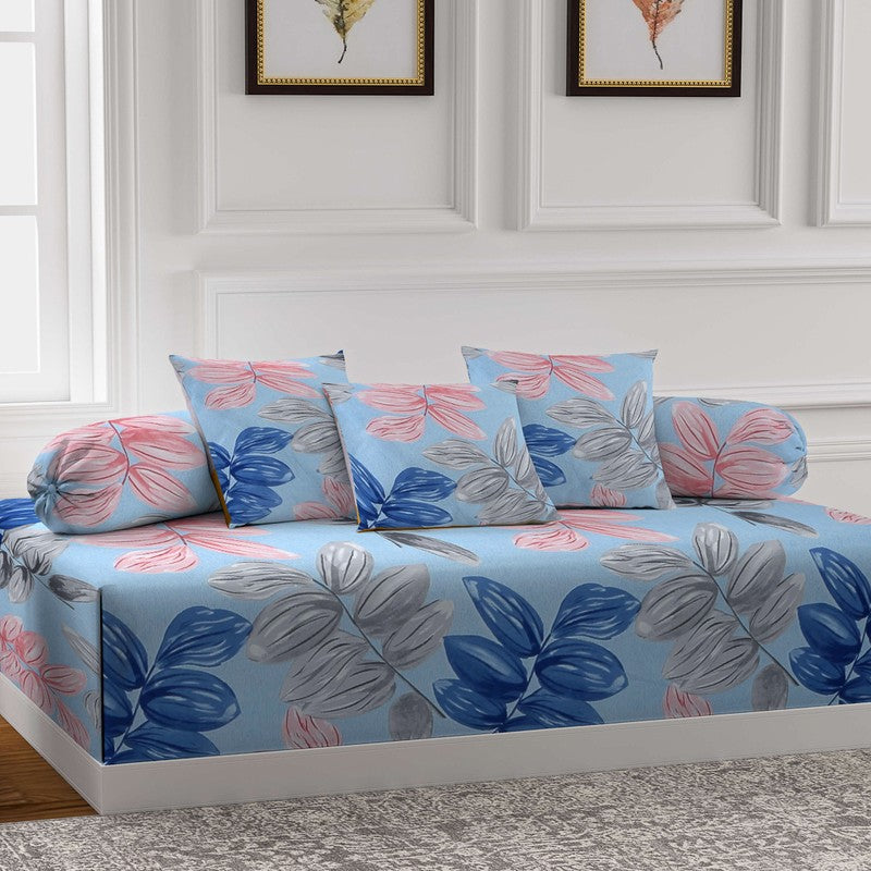 Palmirae Printed Diwan Set - Six Piece Set media 3