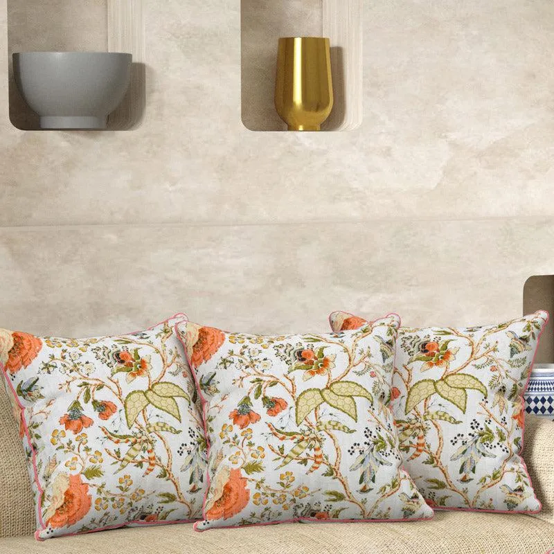 Mehan Floral Cushion Cover - Set Of Three media 1
