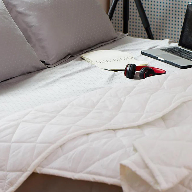 Mirae Solid Cotton Comforter - 180 GSM media 6