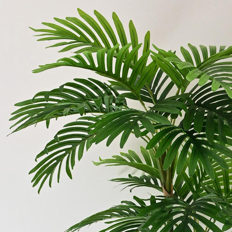 Faux Everlasting Areca Palm Plant With Black Plastic Pot - 109 cm (3.6 ft) image 4