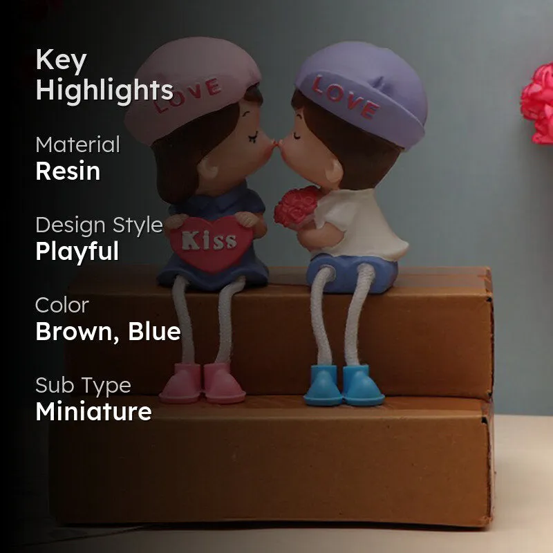 Giddy In Love Resin Showpiece media 2