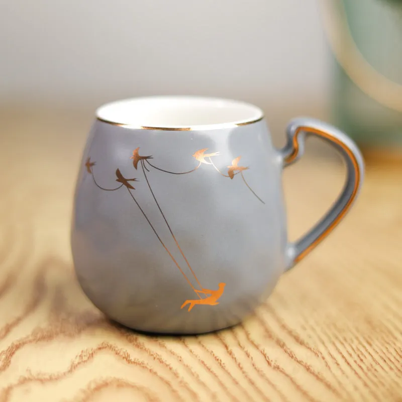 Pebble Porcelain Coffee Mug (220 mL Each) - Set Of Six media 4