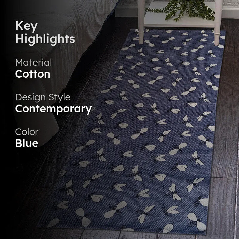 Sofstep Cotton Runner Rug - Blue media 2