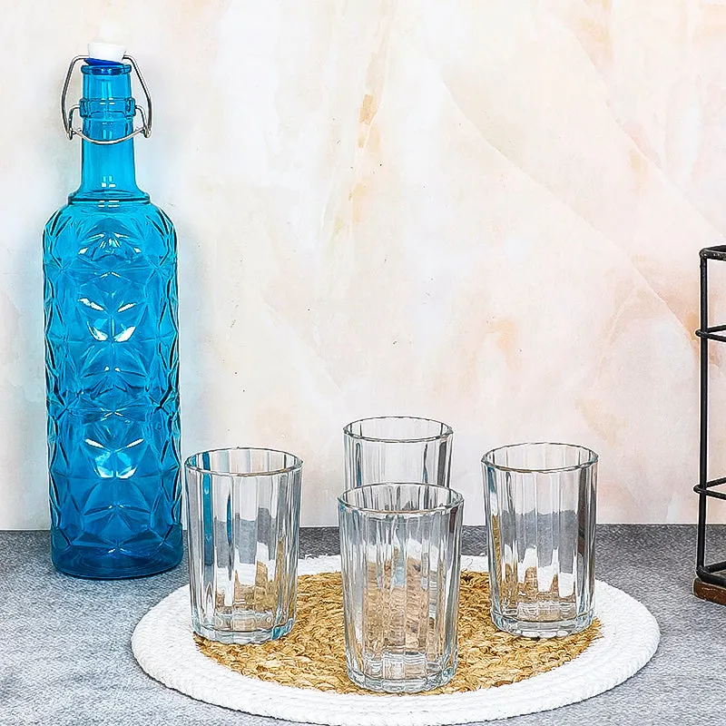 Neo 1000 mL Water Bottle With 200 mL Glasses - Five Piece Set media 1