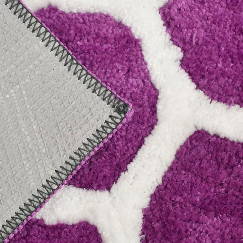 Trevona Cotton Bath Mat - Purple media 7