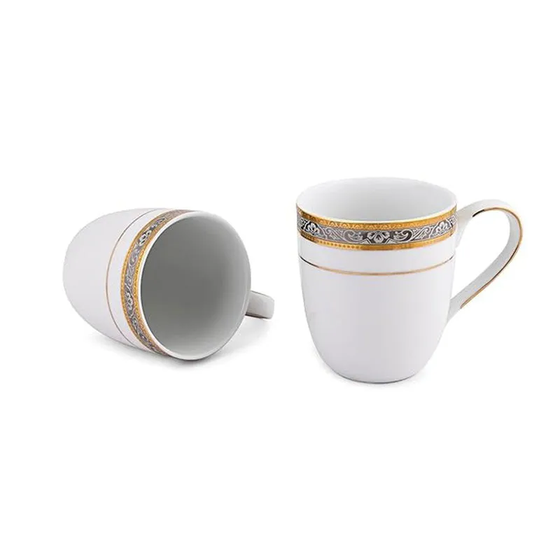 Comfort Sip Porcelain Coffee Mug (300 mL Each) - Set Of Two media 5