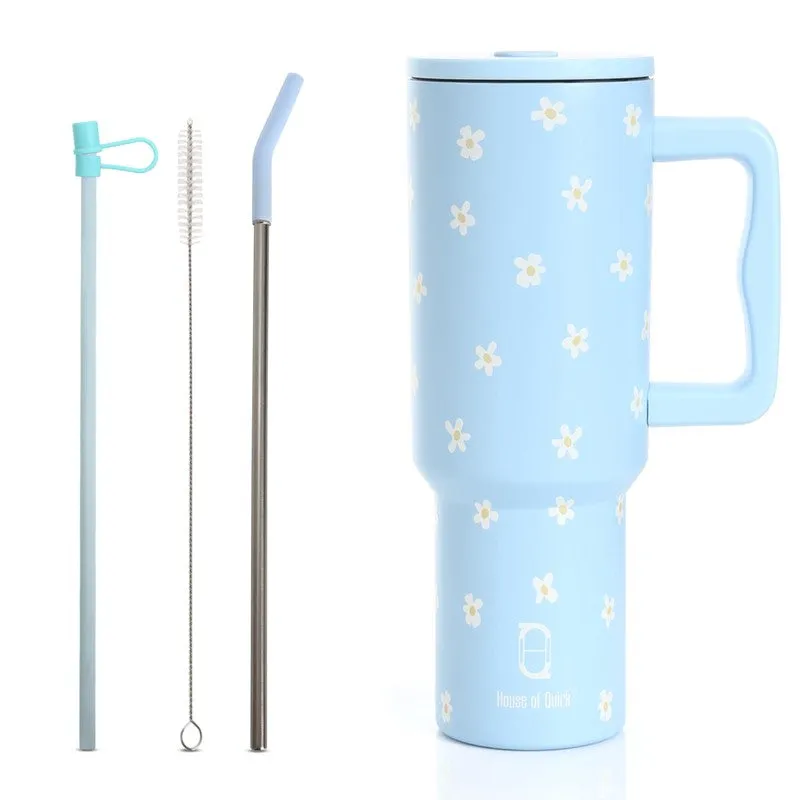 Petite Floral Stainless Steel Tumbler - 1200 ML media 3