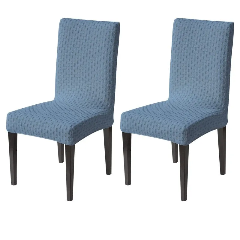 Nexo Neat Fit Chair Cover (Blue) - Set Of Two media 3
