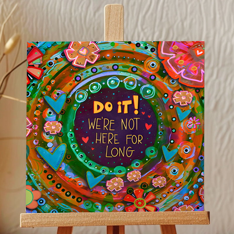 Do It! Canvas Showpiece