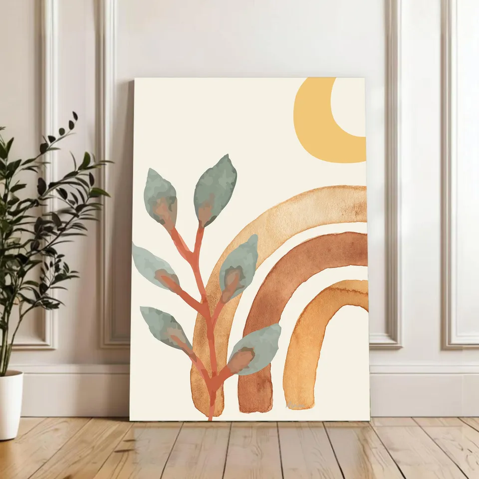 Soft Horizon Wall Art & Painting media 4