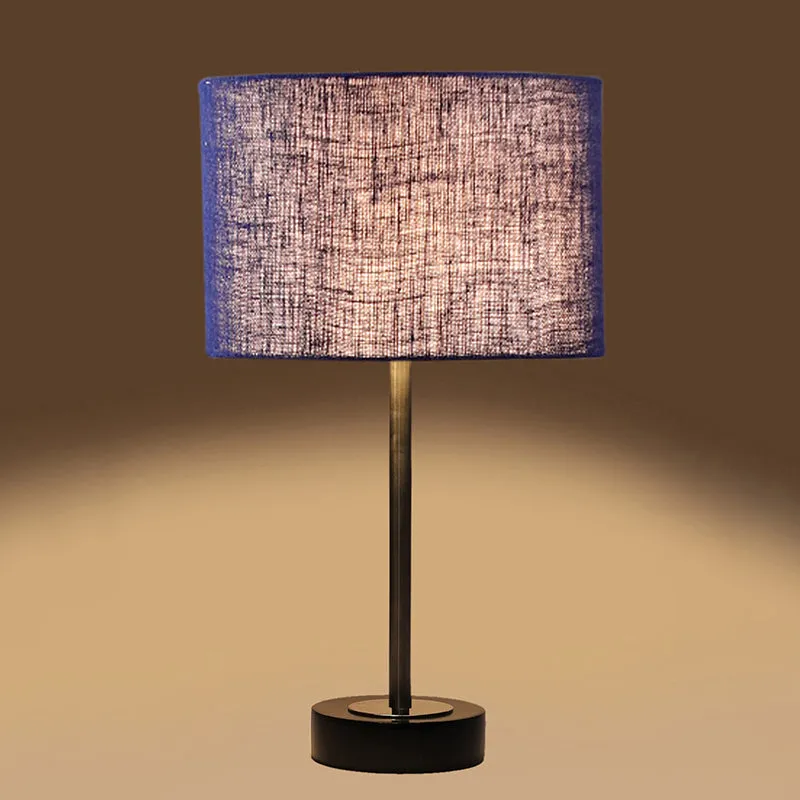 Sienna I Rodin Wooden Table Lamp - Blue,Silver,Black media 6