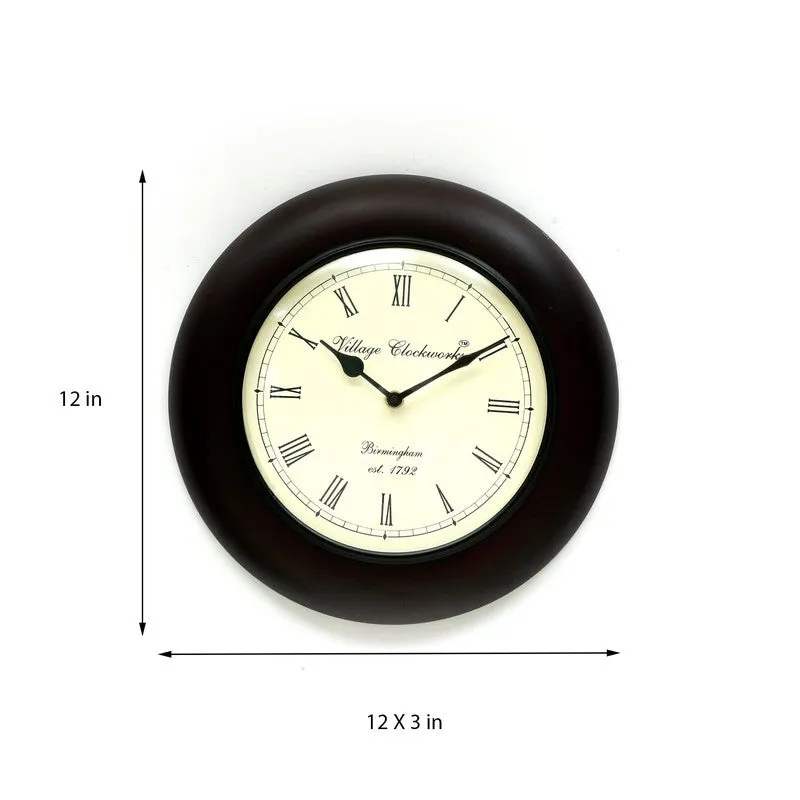 Virelle Dial Wood Wall Clock media 6