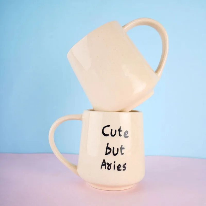 Cute But Aries Coffee Mug (250 mL) media 1